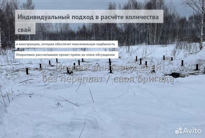 Сваи винтовые для фундамента