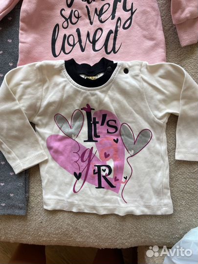 Пакет теплой одежды для девочки 80