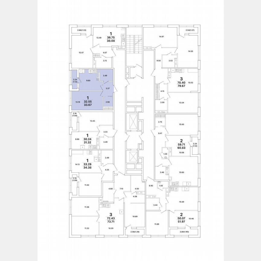1-к. квартира, 33,7 м², 12/12 эт.