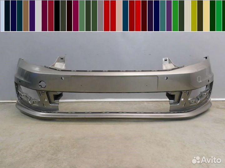 Бампер передний Volkswagen Polo 2015-2020 в цвет