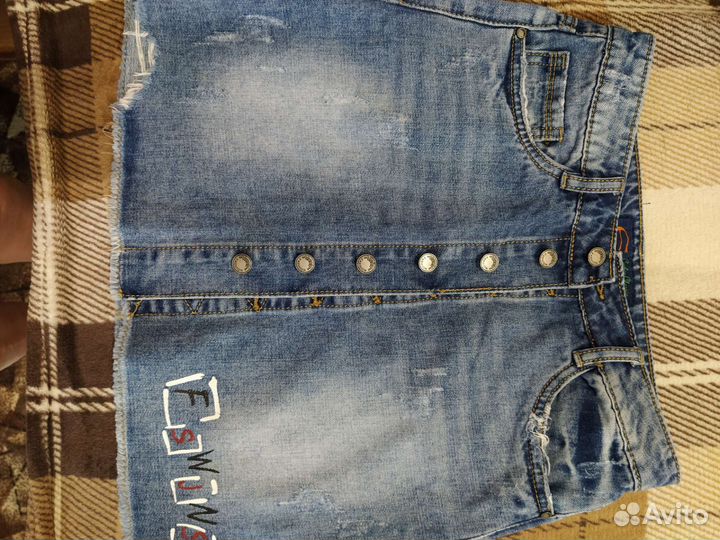 Юбка джинсовая