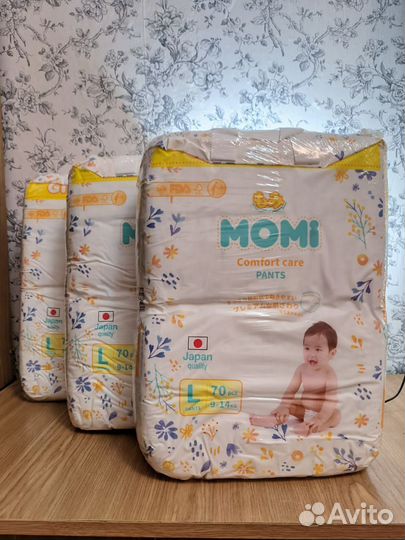 Подгузники Momi comfort care L