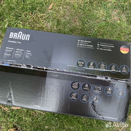 Утюг парогенератор braun carestyle 7pro is7286bk