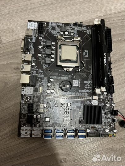 Комплект для майнинга B75USB BTC 1.1 cpu ddr3