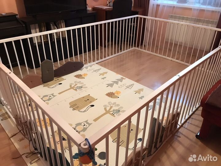 Детский деревянный манеж