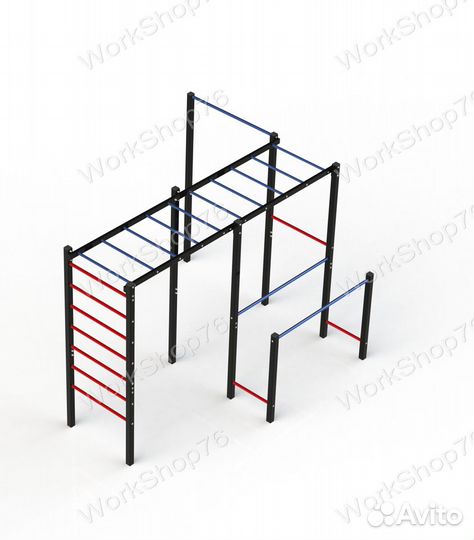 Уличный спортивный комплекс турник брусья