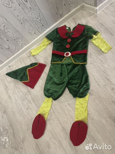 Новогодний костюм для мальчика гномик