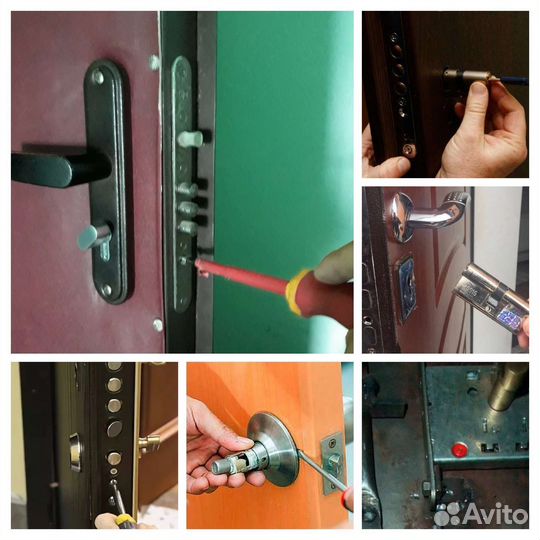 Ремонт дверных замков (замена, установка, врезка)