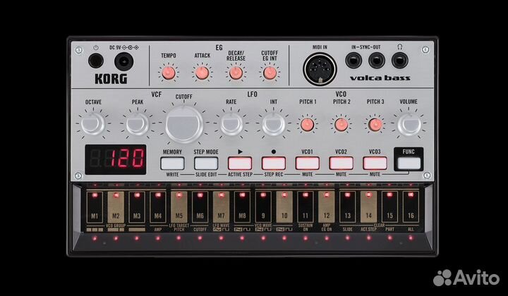 Korg Volca Bass бас машина