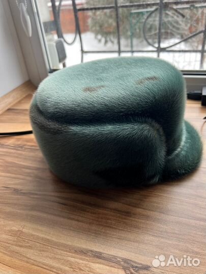 Норковая шапка мужская новая