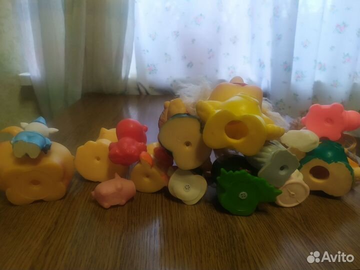 Игрушки СССР резиновые.Гномы Хоттабыч