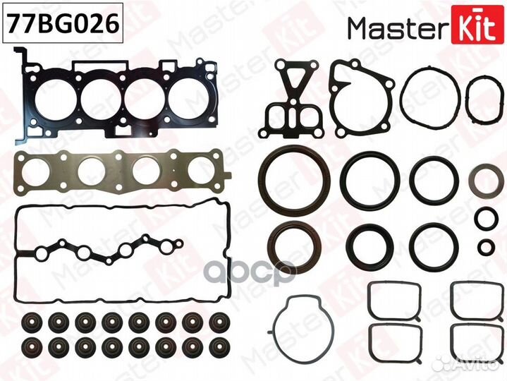 Верхний комплект прокладок ГБЦ Hyundai NF / Kia