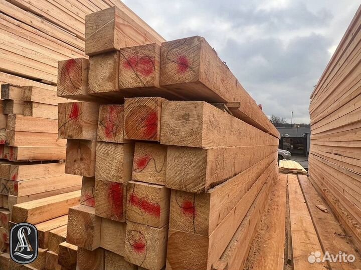 Брус обрезной. Собственное производство
