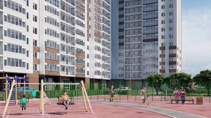 3-к. квартира, 88,9 м², 12/17 эт.