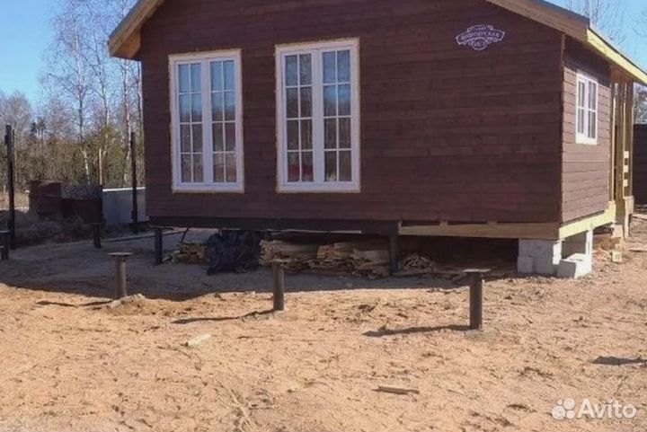 Установка винтовых свай