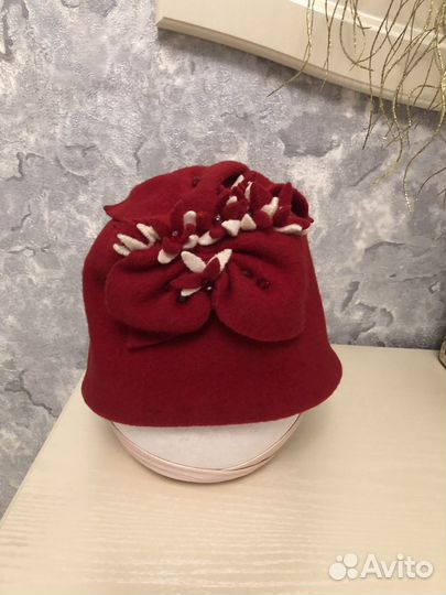 Шляпа фетровая женская