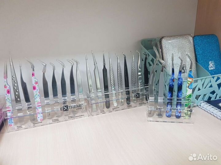 Пинцет для наращивания ресниц