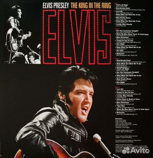 Виниловая пластинка Presley, Elvis, The King In Th