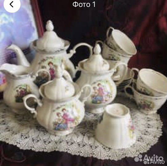 Сервиз чайный на 6 персон, Польша