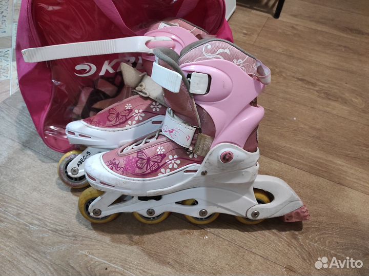 Роликовые коньки, 35-38, жг