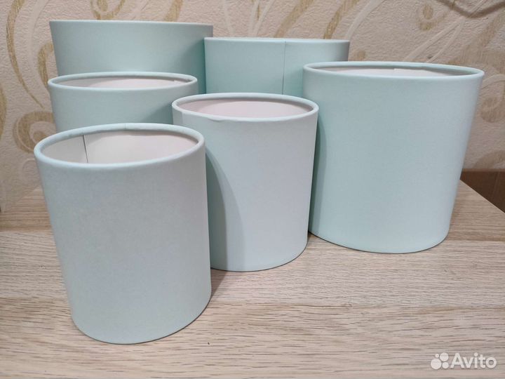 Коробка подарочная круглая.шляпная коробка