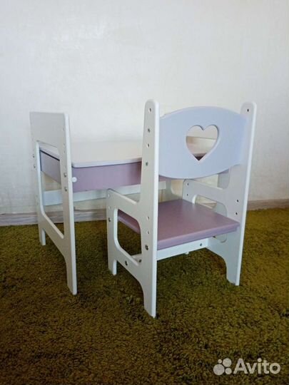 Растущий стол и стул для ребенка