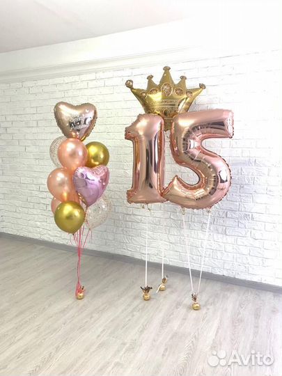 Гелиевые шары цифры