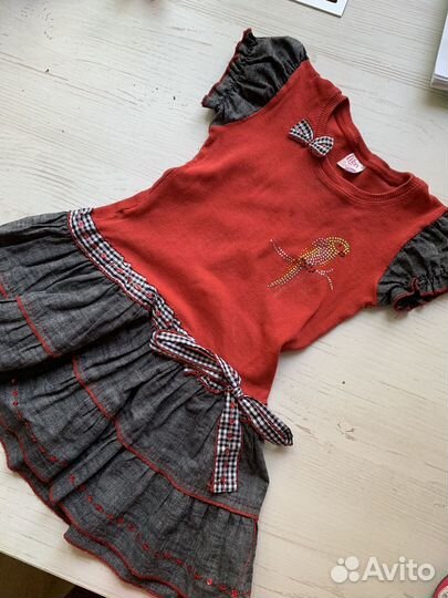 Пакет одежды летней на девочку 110 см