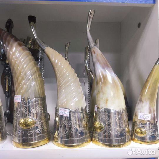 Рог натуральный
