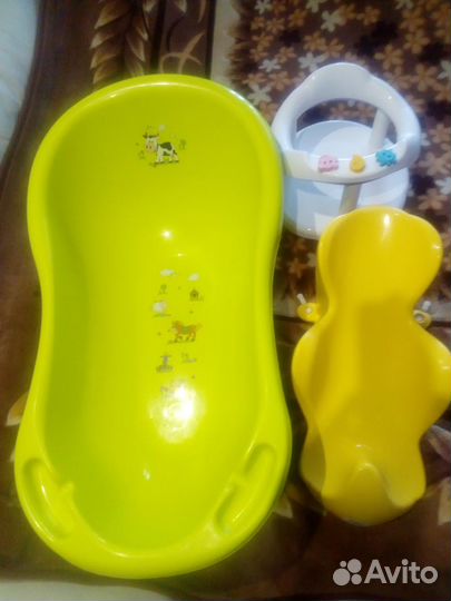 Ванночка+горка+стульчик для купания