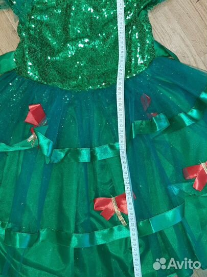 Новогодние платья для девочки, накидка Герды