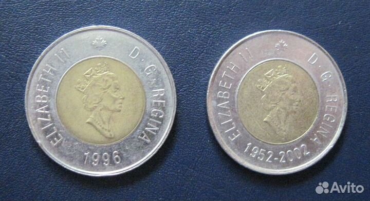 Монеты Канады. Доллары. Юбилейка