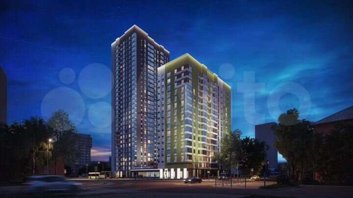 2-к. квартира, 64,4 м², 26/30 эт.