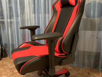 Кресло игровое dxracer oh re0 nr черный