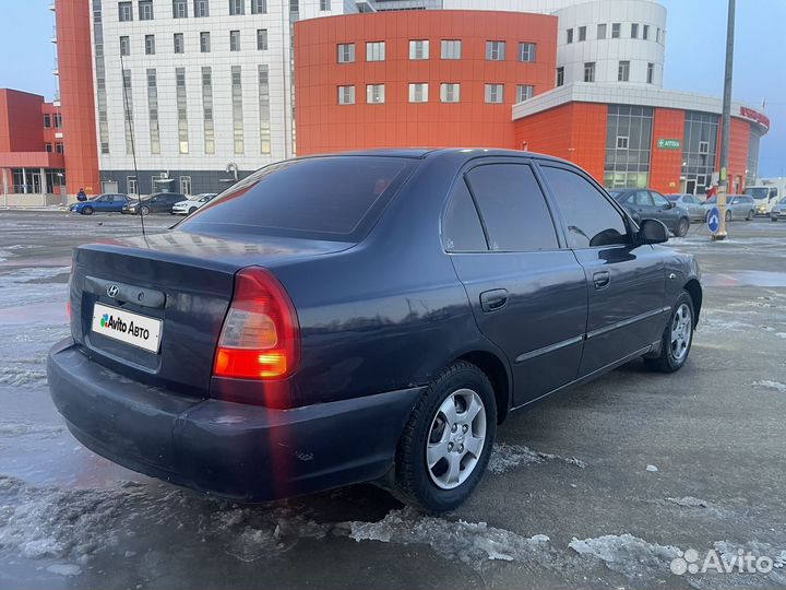 Hyundai Accent 1.5 МТ, 2006, 223 000 км