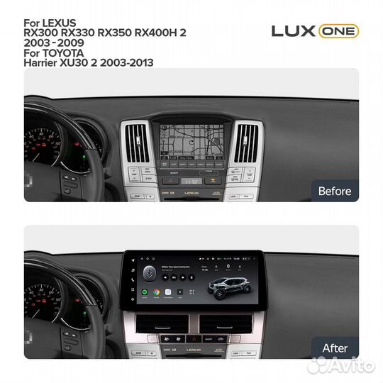 Магнитола Teyes LUX ONE Lexus RX300 / Харьер