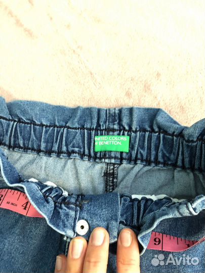 Джинсы benetton для девочки