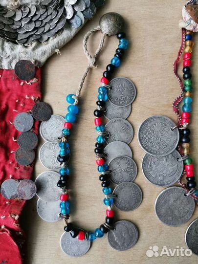 Монисты Национальная старинные украшения 19 век от