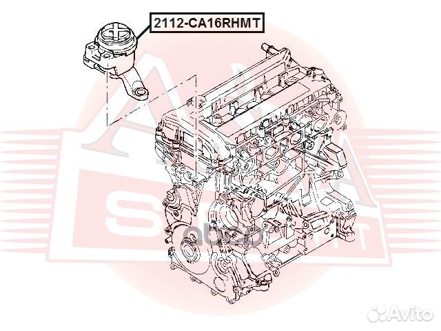 Опора двигателя 2112CA16rhmt asva
