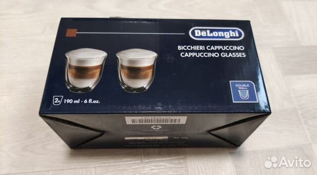 Набор стаканов DeLonghi Cappuccino