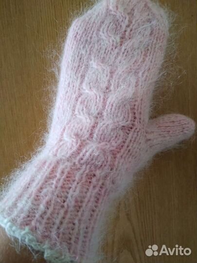 Варежки пуховые