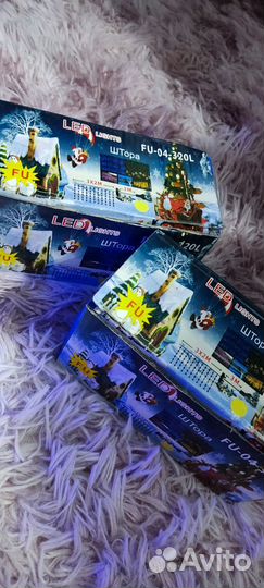 Гирлянда штора 3х2