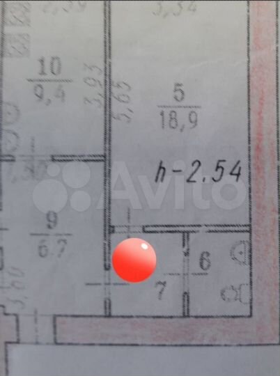Квартира-студия, 31,2 м², 8/9 эт.