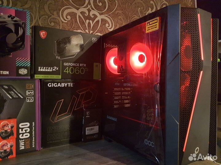 Новый Game Max PC RTX4060Ti 16GB+Core i5 12400F