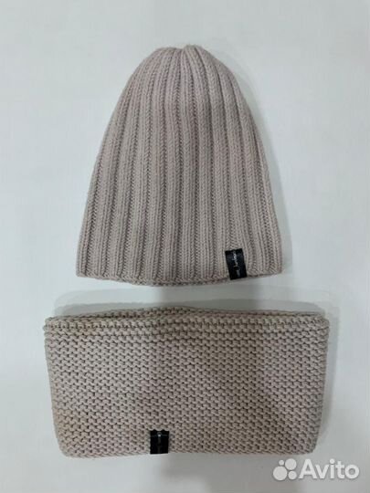 Шапка и снуд для девочки 50-52