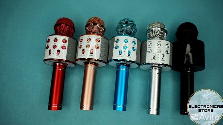 Микрофон для Вокала WS-858 Детский Глянцевый