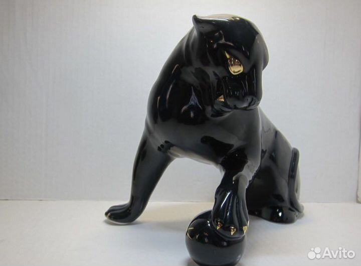 Статуэтка Пантера, Фарфор. ссср, Городница