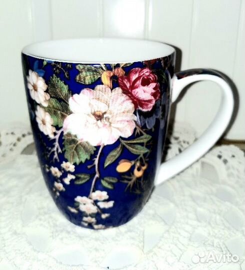 Подарок.Кружка новая в упаковке. Фарфор