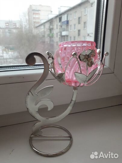 Подсвечник металлический