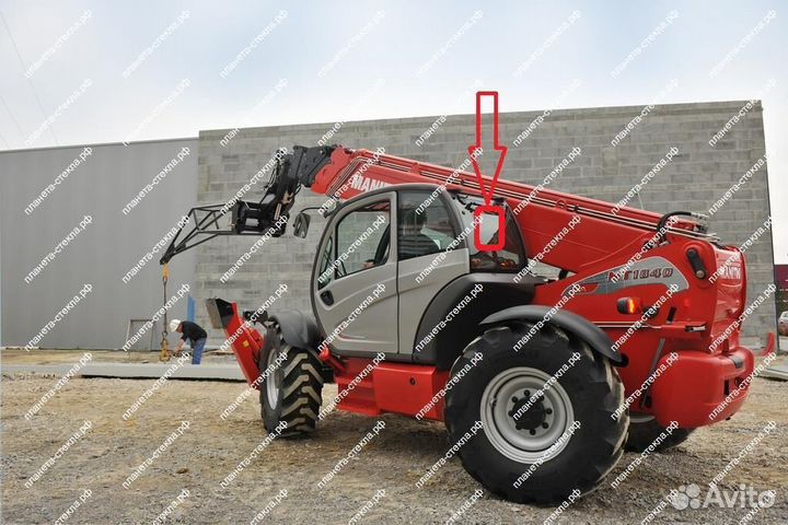 Стекло для телескопического-погрузчика Manitou MT